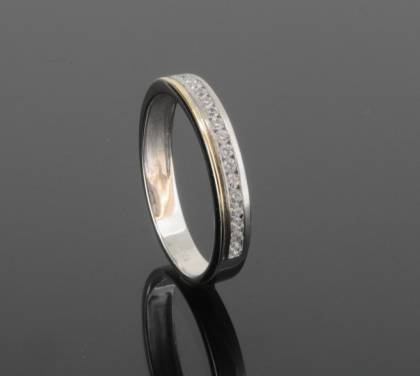 Ringe Ref.-Nr.: 675626054 333/- Gold, wei&szlig; 19 Zirkonia  Wei&szlig;  Ringgr&ouml;&szlig;e 54