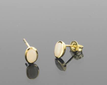 Ohrschmuck Ref.-Nr.: 694785019 333/- Gold, gelb 2 Opal Bunt 