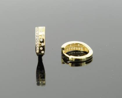 Ohrschmuck Ref.-Nr.: 709323019 333/- Gold, gelb 34 Zirkonia  Wei&szlig; 