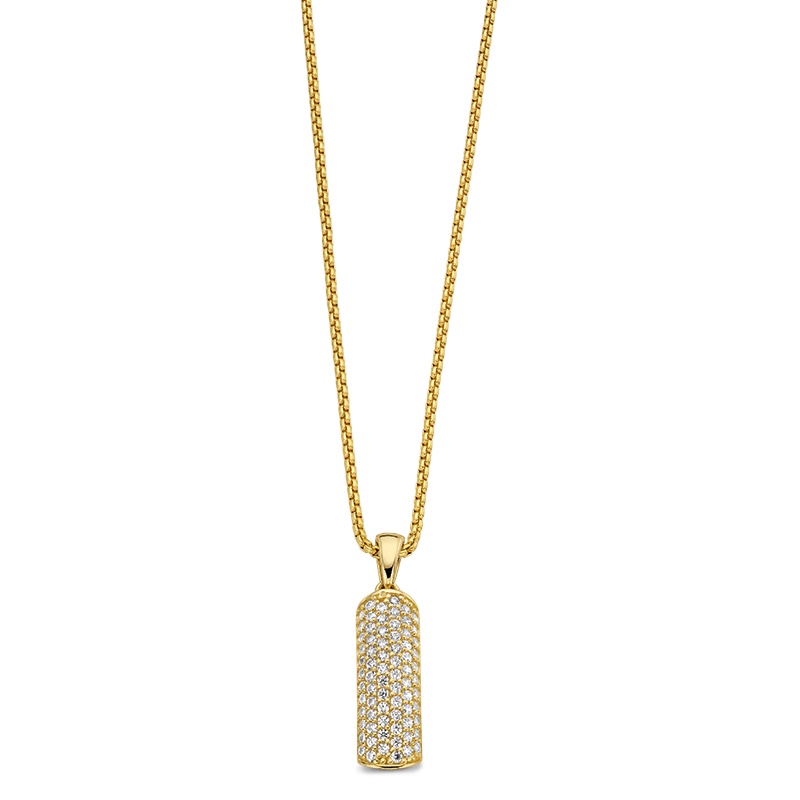Halsschmuck Ref.-Nr.: 6-209453-001 333/- Gold, gelb Zirkonia  Wei&szlig;  Individual-Nr. G3-00671A