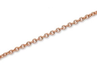 Ketten Ref.-Nr.: 9850/70 925/GP/- Silber, Ros&eacute; L&auml;nge 70cm