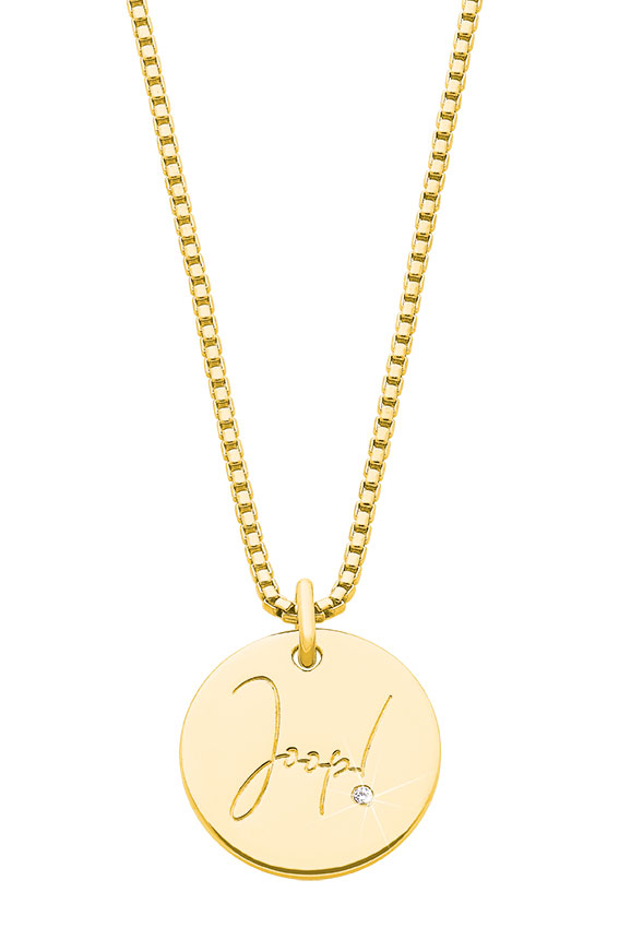 Joop Schmuck Halsschmuck Ref.-Nr.: 2027692 925/GP/- Silber, gelb L&auml;nge 45+5cm