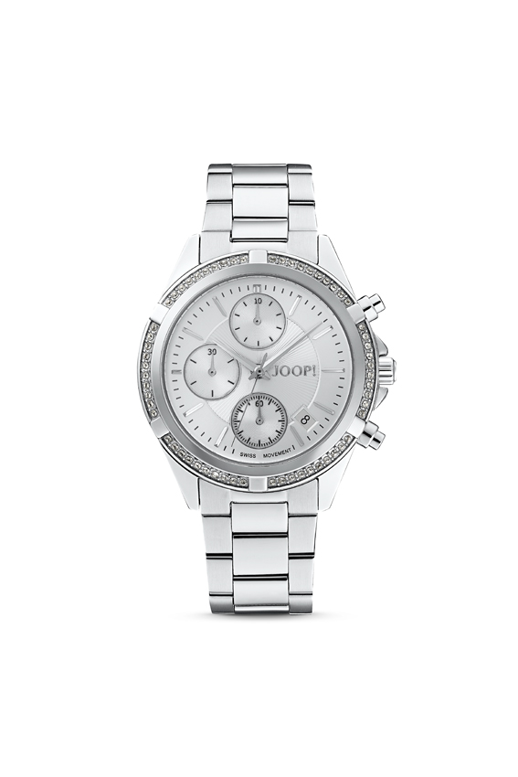 Joop Uhren Damenuhren Ziffernblatt: Hell Index  Gliederband Quartz 50 Meter Ref.-Nr.: 2030890