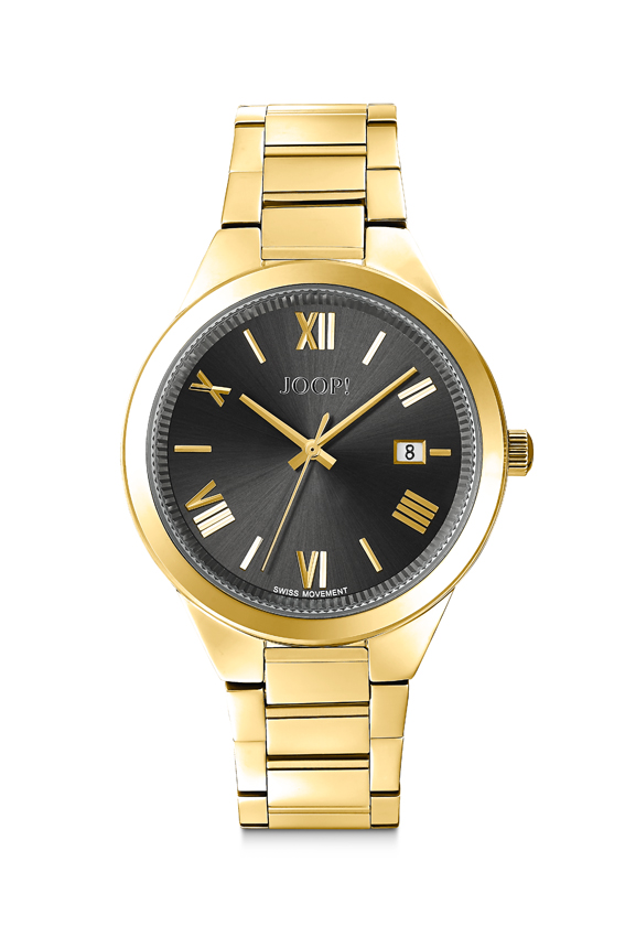 Joop! Damenuhren Ziffernblatt: Grau/ Anthrazit Index  Gliederband Quartz 50 Meter Ref.-Nr.: 2032603