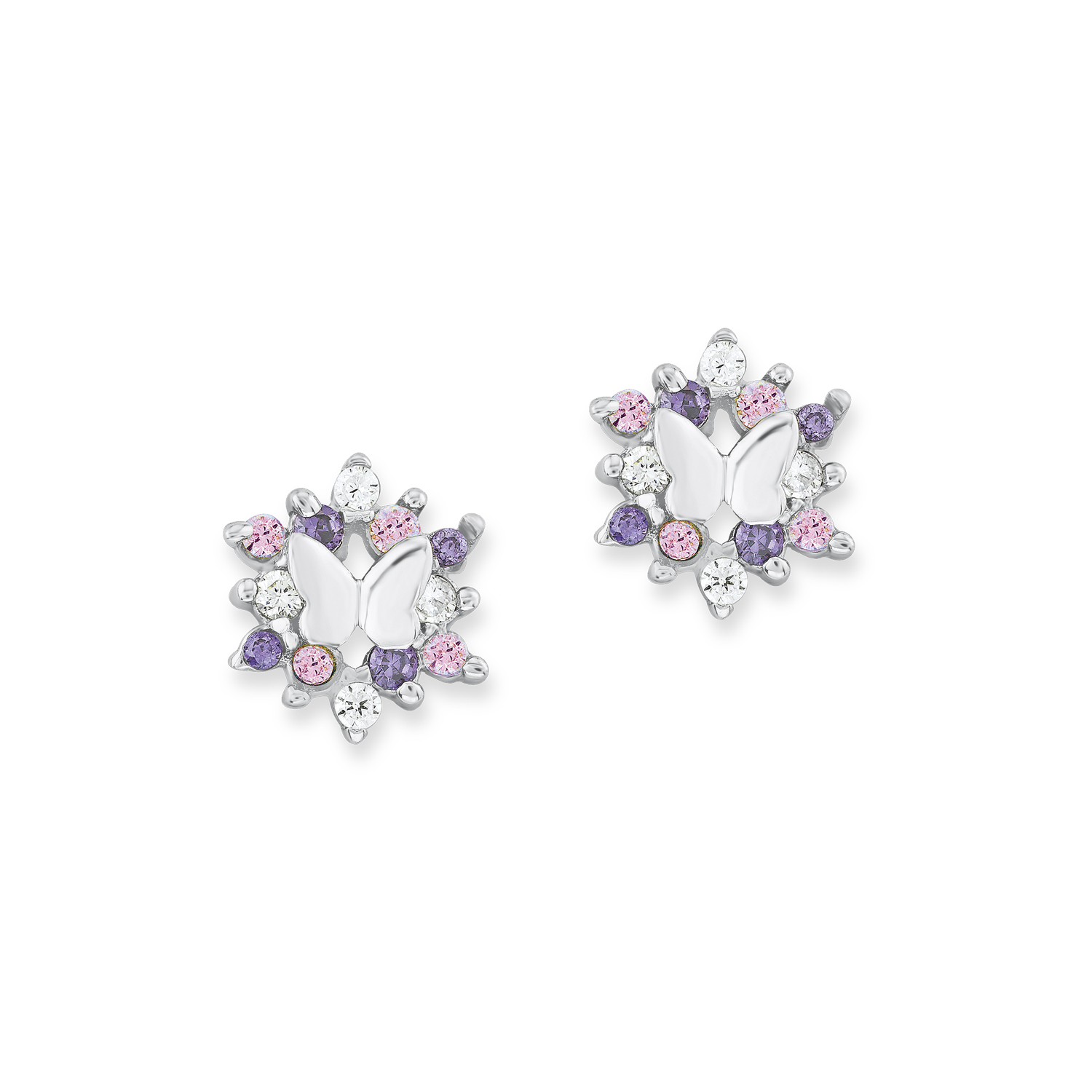 Lilliefee Ohrschmuck Ref.-Nr.: 9245598 925/rh/- Silber, Rhodiniert Zirkonia  Bunt 