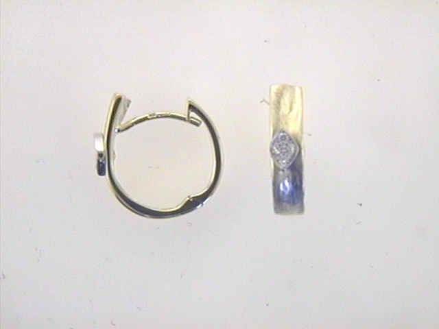 Ohrschmuck Ref.-Nr.: 88/185065 585/- Gold, gelb 8 Diamant Wesselton kleine Einschl&uuml;sse Brillantschliff 0,06ct. 