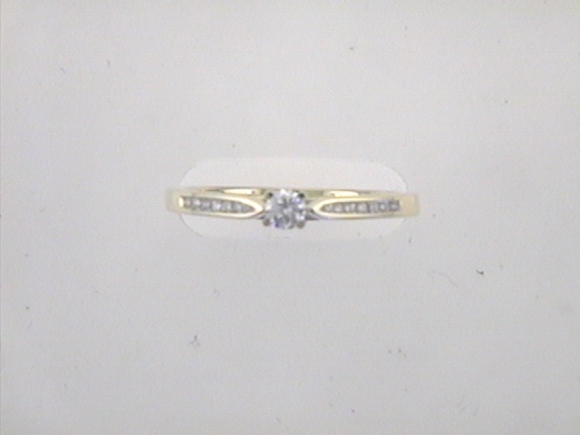 Ringe Ref.-Nr.: 708/184901/56 585/- Gold, gelb 15 Diamant Wesselton kleine Einschl&uuml;sse Brillantschliff 0,23ct.  Ringgr&ouml;&szlig;e 56