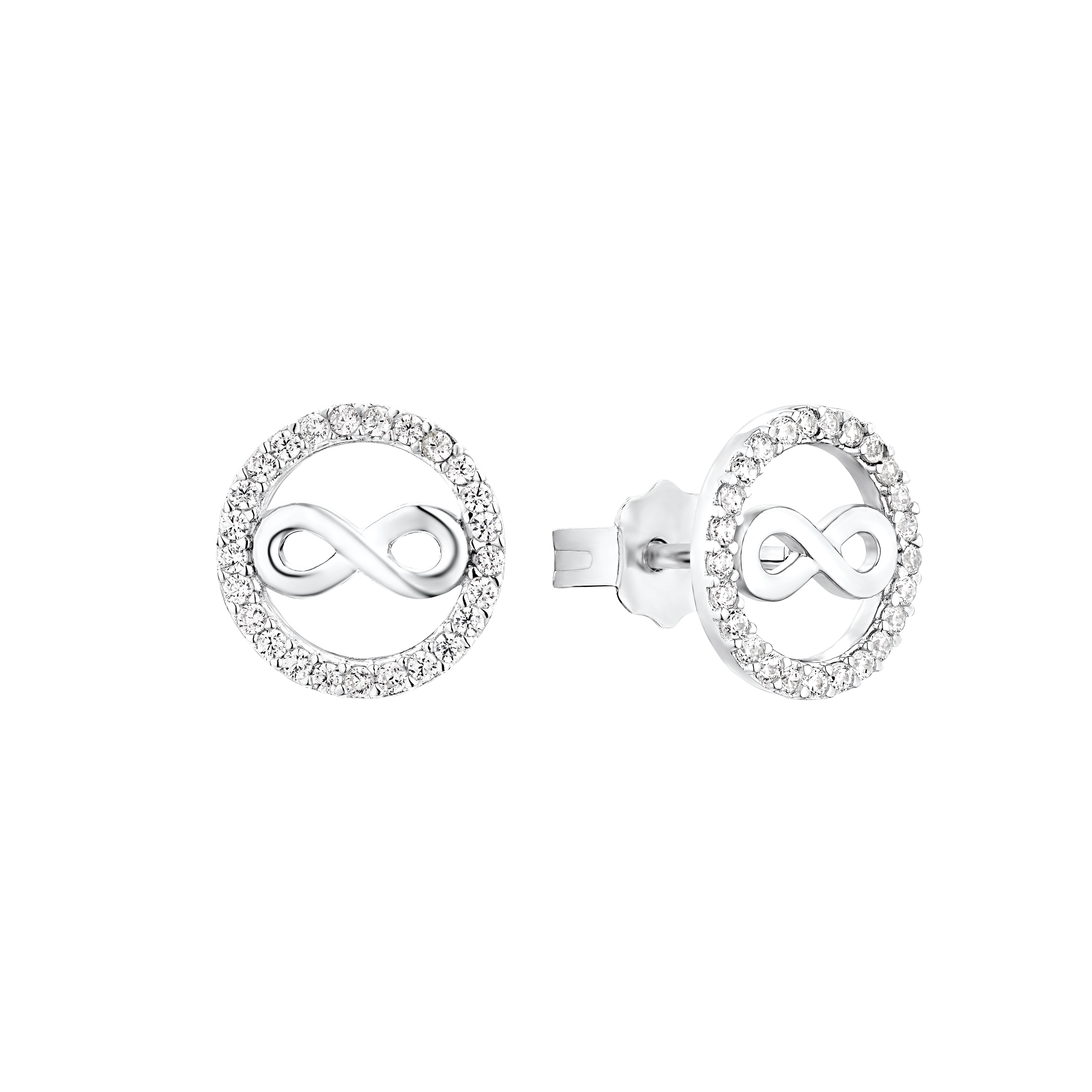 S. Oliver Ohrschmuck Ref.-Nr.: 2032570 925/rh/- Silber, Rhodiniert Zirkonia  Wei&szlig; 