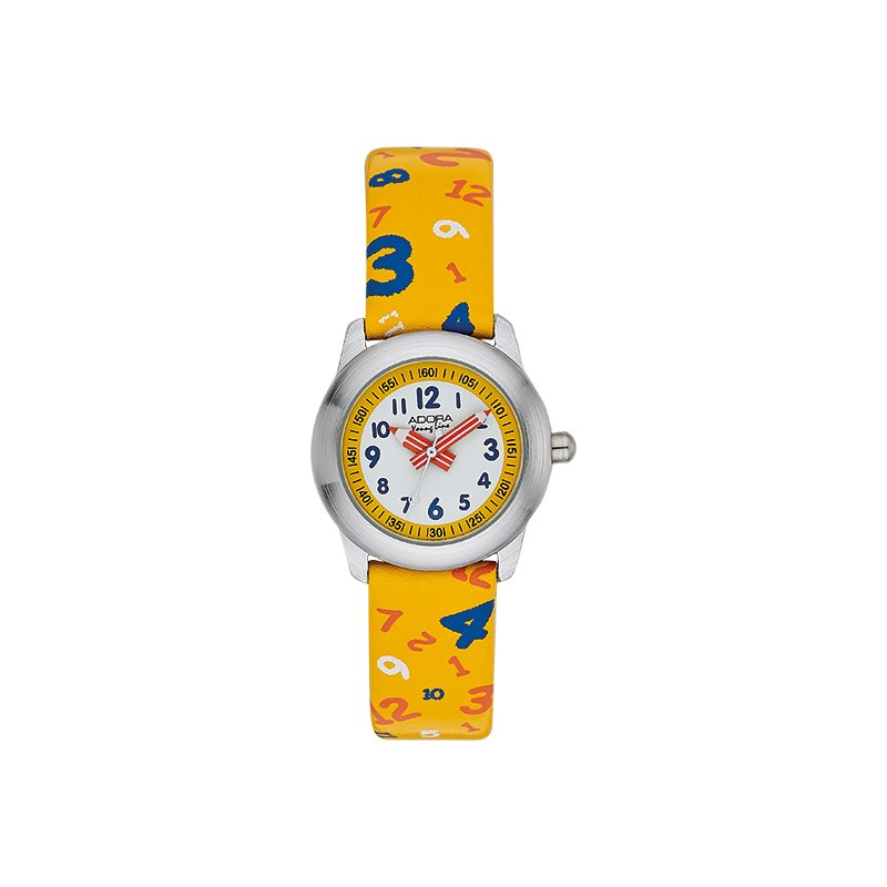 Adora Youngline Kinderuhren Ziffernblatt: Hell Index  Kunststoff Band Quartz 30 Meter Ref.-Nr.: 1-204264-001