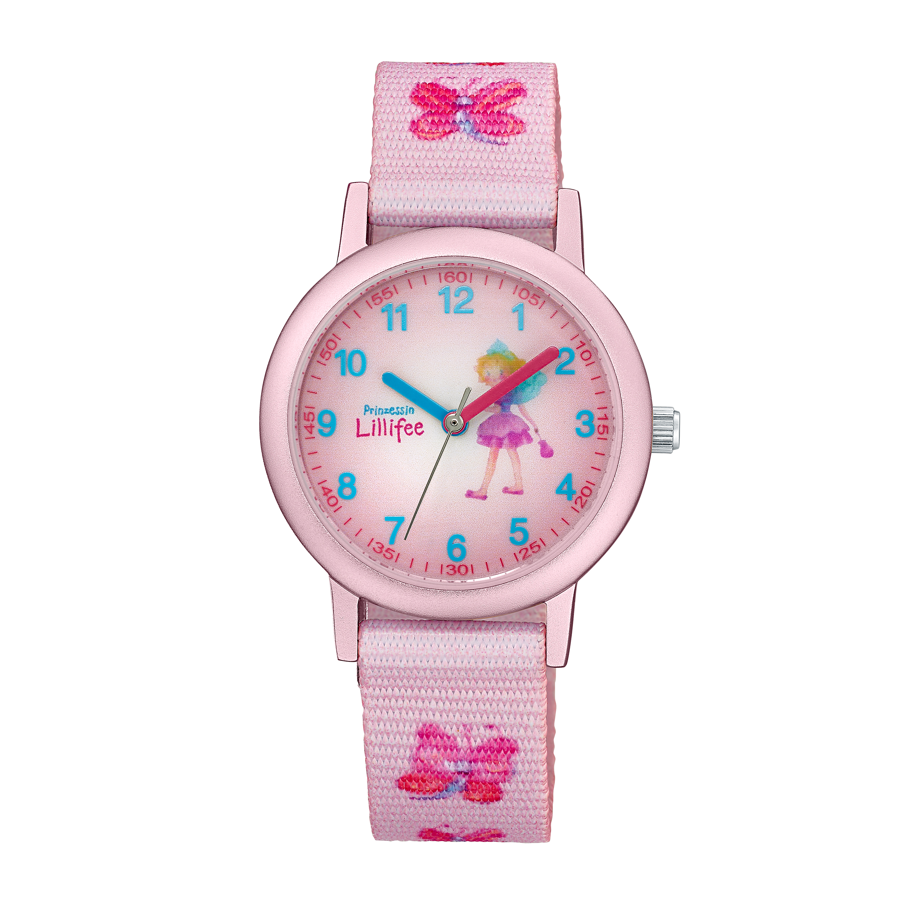 Lilliefee Kinderuhren Ziffernblatt: Rosa Index  Textilband Quartz 30 Meter Ref.-Nr.: 2031756