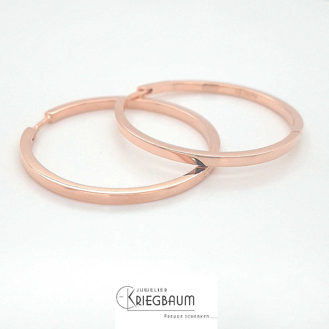 Max Fr&ouml;hlich Ohrschmuck Ref.-Nr.: OS 155232 925/- Silber, Ros&eacute;