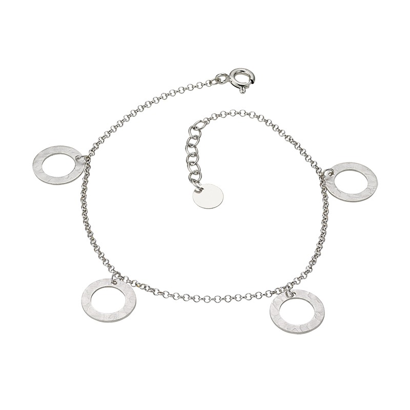 Engelkemper Armband Ref.-Nr.: 5-210922-001 925/rh/- Silber, Rhodiniert L&auml;nge 17+2