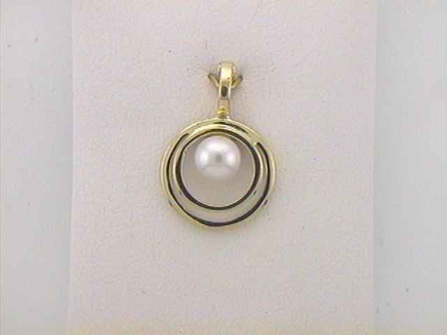 Max Fr&ouml;hlich Halsschmuck Ref.-Nr.: 199/162899 333/- Gold, gelb 1 S&uuml;&szlig;wasser Zuchtperle