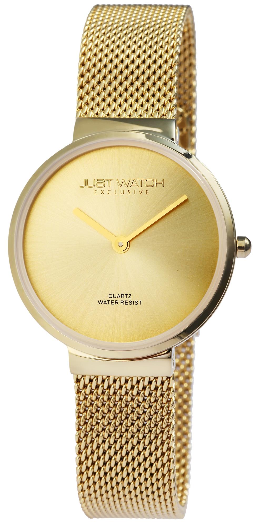 Damenuhren Ziffernblatt: gold Index  Milanaiseband Quartz 30 Meter Ref.-Nr.: JW10154-003