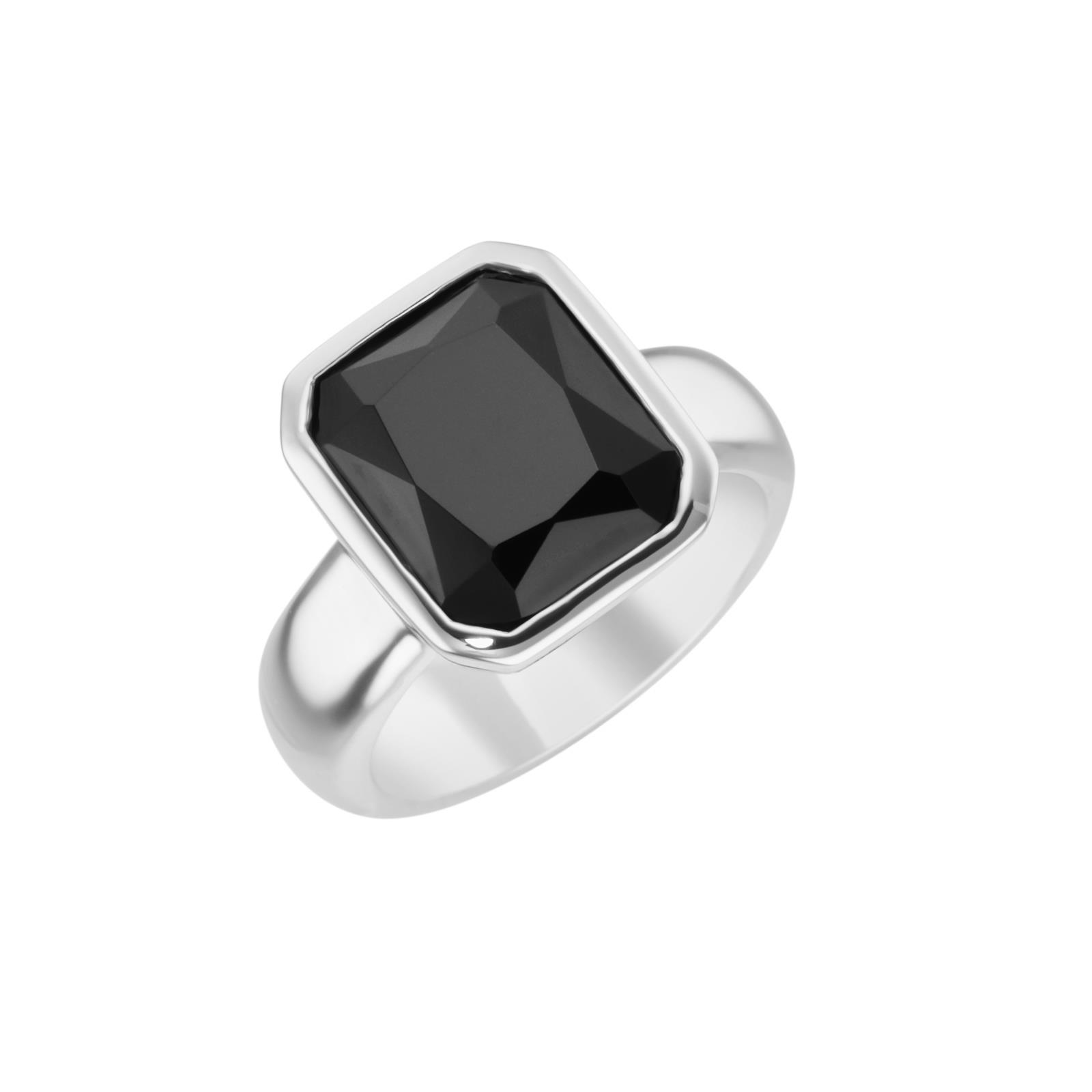 Giorgio Martello Ringe Ref.-Nr.: 308149560 925/rh/- Silber 1 Zirkonia  schwarz  Ringgr&ouml;&szlig;e 56
