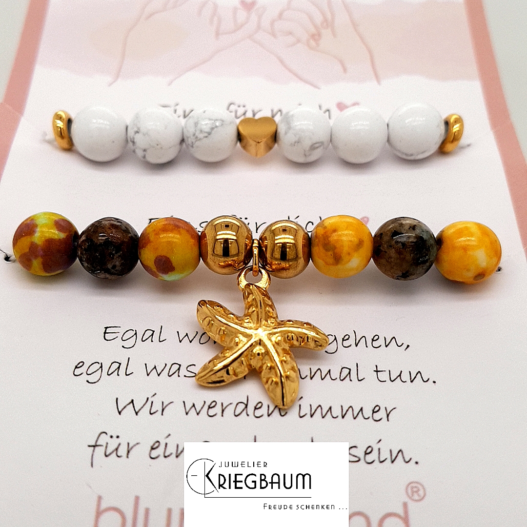 Blumenkind Armband Ref.-Nr.: UV01 Edelstahl, gelb