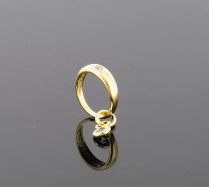 Wilhelm M&uuml;ller Halsschmuck Ref.-Nr.: 676552019 333/- Gold 2 Zirkonia  Wei&szlig; 