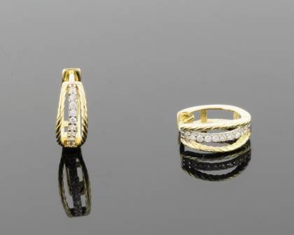 Wilhelm M&uuml;ller Ohrschmuck Ref.-Nr.: 709377019 333/- Gold, gelb 20 Zirkonia  Wei&szlig; 