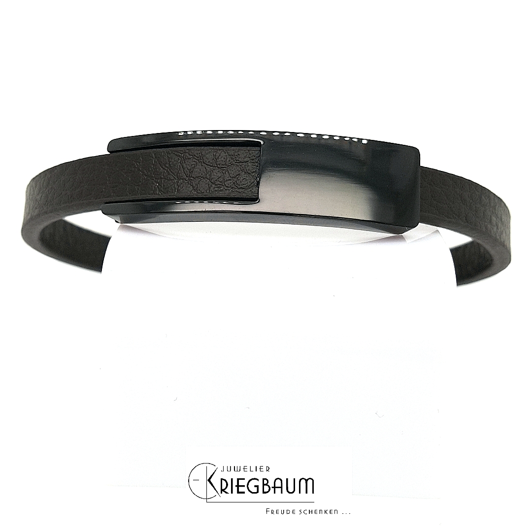 Ref.-Nr.: AL07BK ACROSS Lederband braun