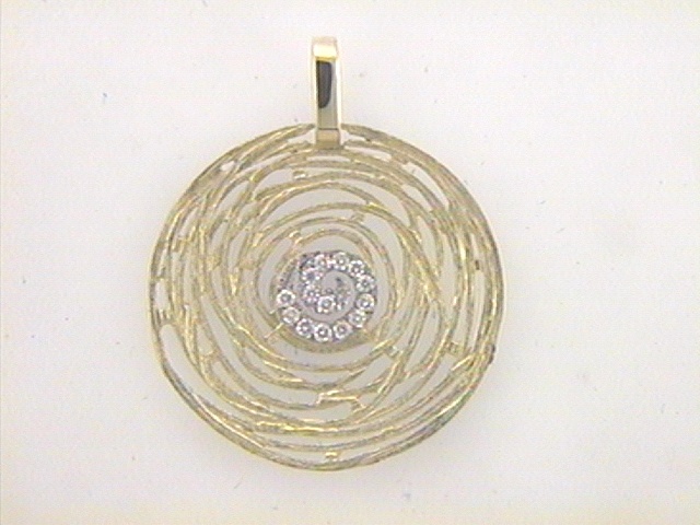 Max Fr&ouml;hlich Mio Fallegro Halsschmuck Ref.-Nr.: 645/188402 585/- Gold, gelb 14 Diamant Wesselton deutliche Einschl&uuml;sse 0,15ct. 