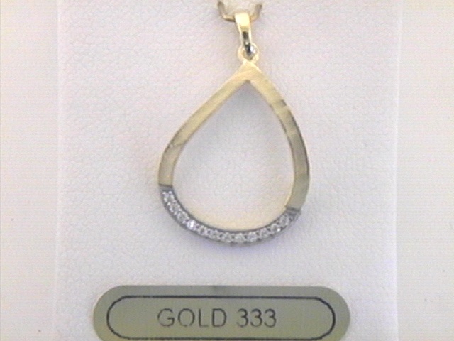 Max Fr&ouml;hlich Halsschmuck Ref.-Nr.: 22-201 333/- Gold, gelb Zirkonia  Wei&szlig; 