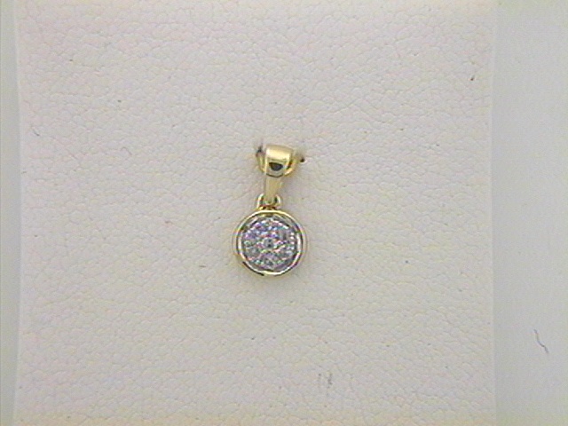 Max Fr&ouml;hlich Halsschmuck Ref.-Nr.: AN 183411 585/- Gold, gelb 7 Diamant Wesselton  Weiss deutliche Einschl&uuml;sse Brillantschliff 0,06ct. 