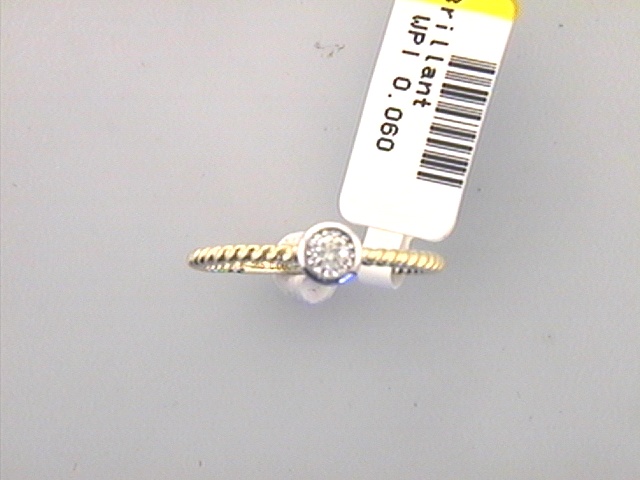 Max Fr&ouml;hlich Ringe Ref.-Nr.: ARI1039/50 585/- Gold, gelb 1 Diamant Wesselton deutliche Einschl&uuml;sse Brillantschliff 0,06ct.  Ringgr&ouml;&szlig;e 50
