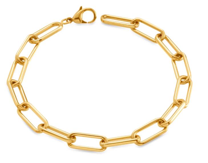 Ref.-Nr.: 03045-02 Boccia Armband  Titan vergoldet