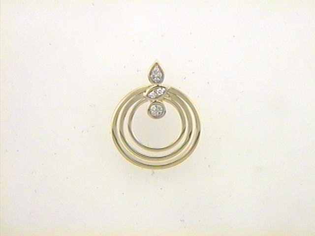 Max Fr&ouml;hlich Mio Fallegro Halsschmuck Ref.-Nr.: 710/188570 585/- Gold, gelb 10 Diamant Wesselton deutliche Einschl&uuml;sse Brillantschliff 0,03ct. 