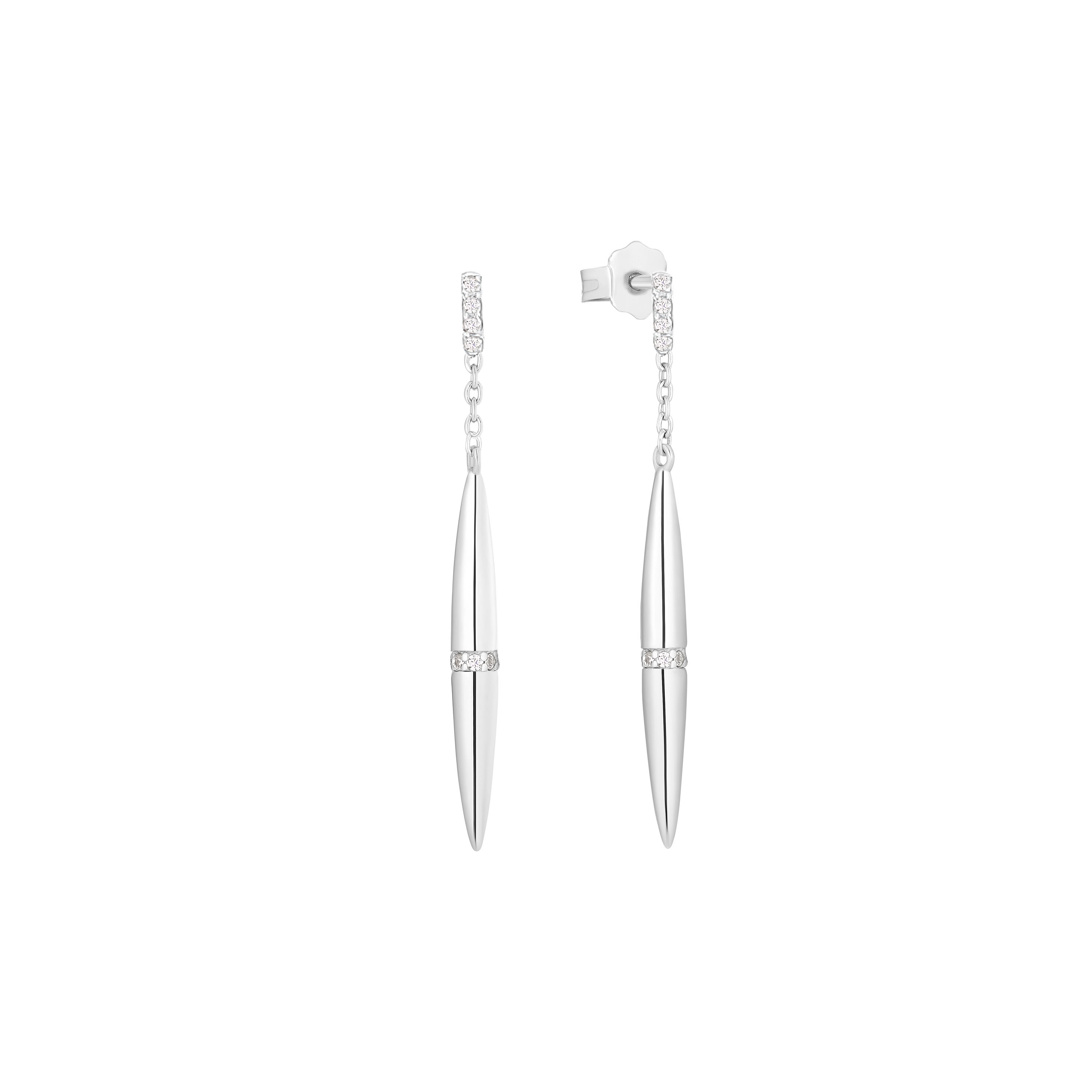 Ref.-Nr.: 2034977 S-Oliver  Ohrh&auml;nger Silber/ Zirkonia