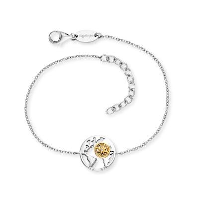 Engelsrufer Armband Ref.-Nr.: ERB-ALOHAWORD-BIG 925/- Silber, Rhodiniert L&auml;nge 17+3 cm