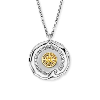 Engelsrufer Halsschmuck Ref.-Nr.: ERN-TALISMAN-WAVE-BI L&auml;nge 42+4+4 cm