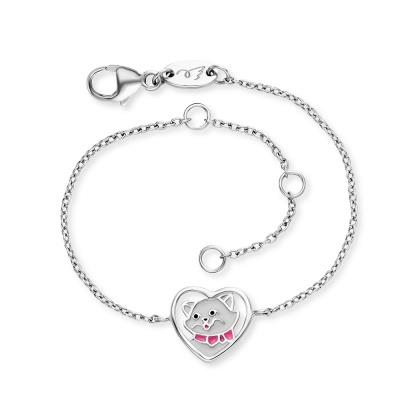 Herzengel Armband Ref.-Nr.: HEB-CAT-HEART L&auml;nge 12+1,5+1,5cm