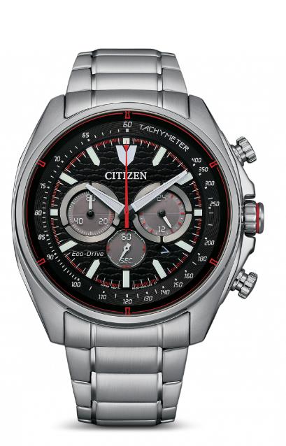 Citizen Solar Armbanduhren Herrenuhren Ziffernblatt: Schwarz Index  Edelstahl Gliederband Solar 100 Meter Ref.-Nr.: CA4561-89E