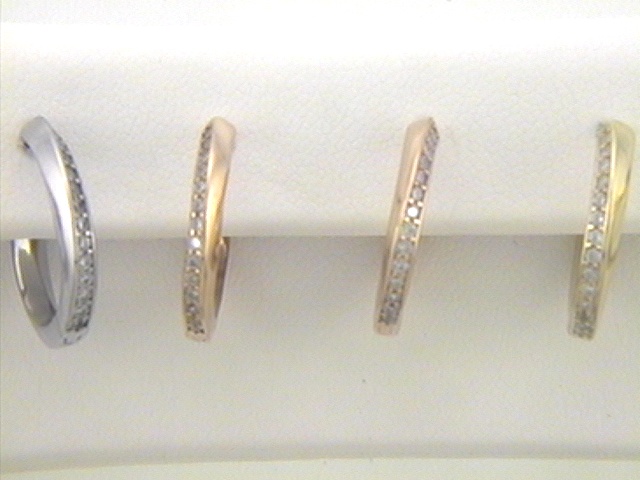 Max Fr&ouml;hlich Ohrschmuck Ref.-Nr.: 666/187441 925/- Silber Zirkonia  Wei&szlig; 