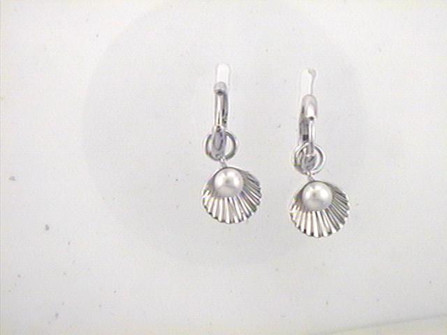 Max Fr&ouml;hlich Ohrschmuck Ref.-Nr.: 485/189741 925/- Silber, Rhodiniert S&uuml;&szlig;wasser Zuchtperle