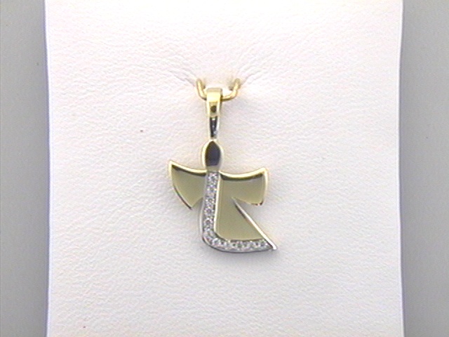 Max Fr&ouml;hlich Halsschmuck Ref.-Nr.: AN 181274 333/- Gold, gelb  Zirkonia  Wei&szlig; 