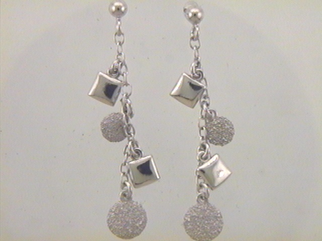 Max Fr&ouml;hlich Ohrschmuck Ref.-Nr.: 23-105 925/- Silber, Rhodiniert
