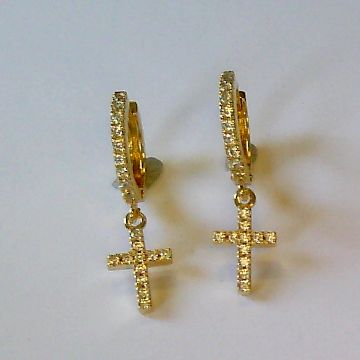 Engelkemper Ohrschmuck Ref.-Nr.: 5-213289-001 925/- Silber, gelb Zirkonia  Wei&szlig; 