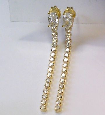 Engelkemper Ohrschmuck Ref.-Nr.: 5-213366-001 925/- Silber, gelb Zirkonia  Wei&szlig; 