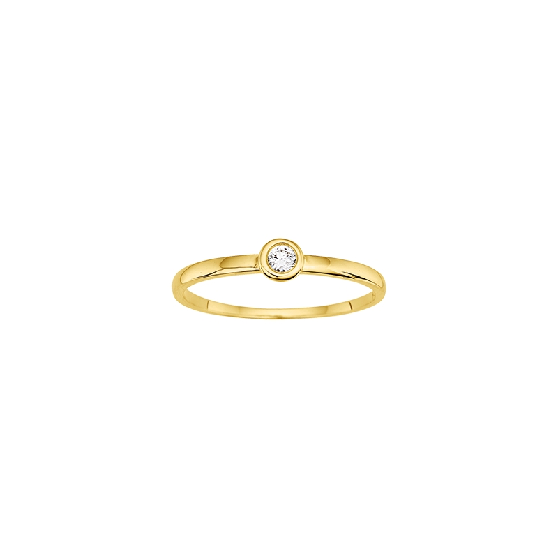 Engelkemper Ringe Ref.-Nr.: 6-205080-001 333/- Gold, gelb Zirkonia  Wei&szlig; 