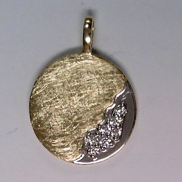 Engelkemper Halsschmuck Ref.-Nr.: 6-210979-001 333/- Gold, bicolor Zirkonia  Wei&szlig; 
