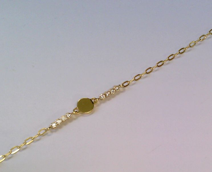 Engelkemper Armband Ref.-Nr.: 5-213355-001 925/- Silber, gelb Zirkonia  Wei&szlig;  L&auml;nge 17+2cm