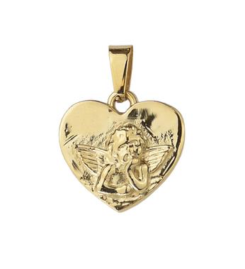 Gl&uuml;cksbringer Anh&auml;nger Ref.-Nr.: GBP09GO Edelstahl, gelb