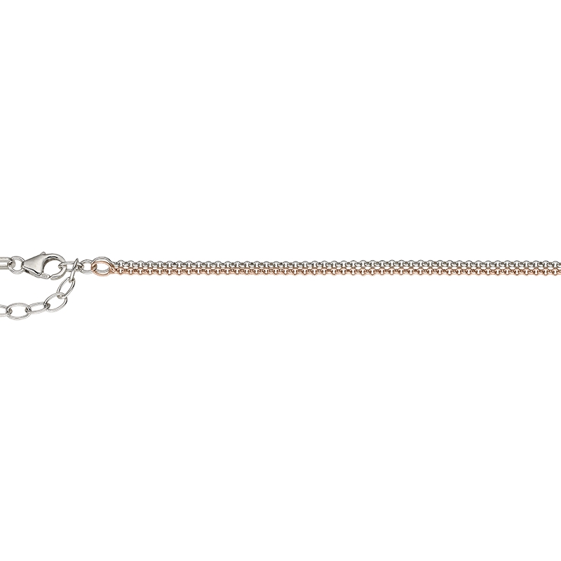 Engelkemper Halsschmuck Ref.-Nr.: 5-205224-001 925/- Silber, bicolor L&auml;nge 42 cm