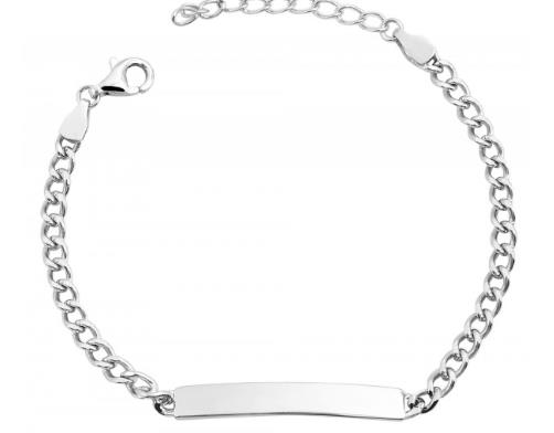 Armband Ref.-Nr.: 5340014-001 925/- Silber, Rhodiniert L&auml;nge 14+3 cm