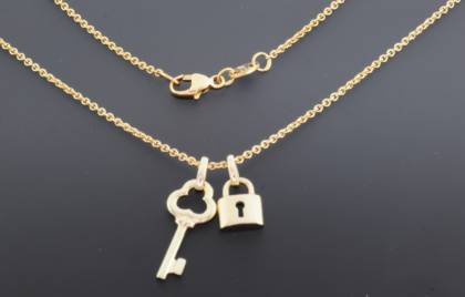 Wilhelm M&uuml;ller Halsschmuck Ref.-Nr.: 645837119 333/- Gold, gold L&auml;nge 42cm