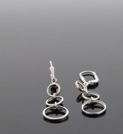 Wilhelm M&uuml;ller Ohrschmuck Ref.-Nr.: 743384019 925/- Silber, Rhodiniert