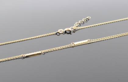 Wilhelm M&uuml;ller Halsschmuck Ref.-Nr.: 911846019 585/- Gold, gold L&auml;nge 42+3 cm
