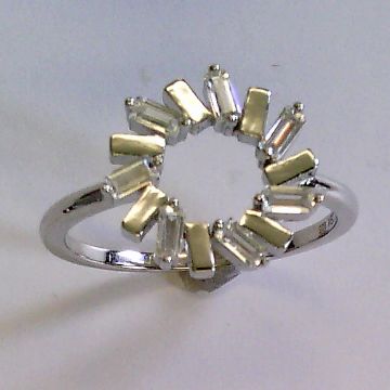 Engelkemper Ringe Ref.-Nr.: 5-213685-001 925/- Silber, Rhodiniert Zirkonia  Wei&szlig;  Ringgr&ouml;&szlig;e 54 Individual-Nr. S-02217R/54